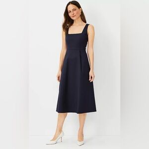 NWT Ann Taylor Midi Fit & Flare Dress, 4